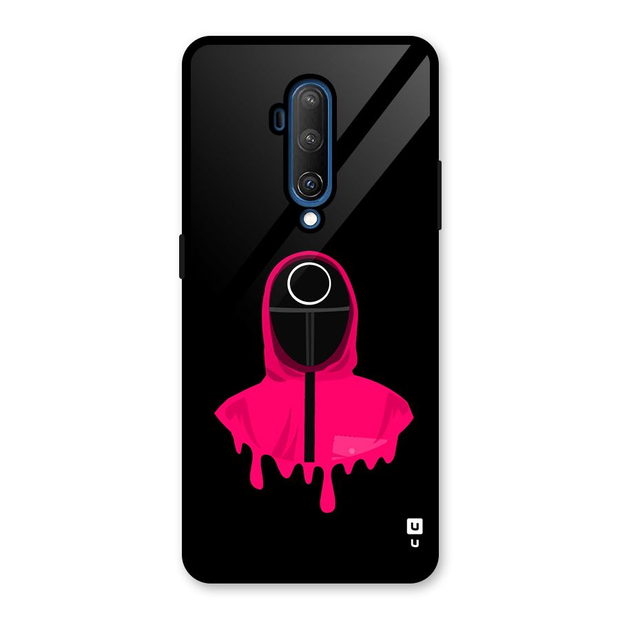 Squid Game Illustration Art Glass Back Case for OnePlus 7T Pro