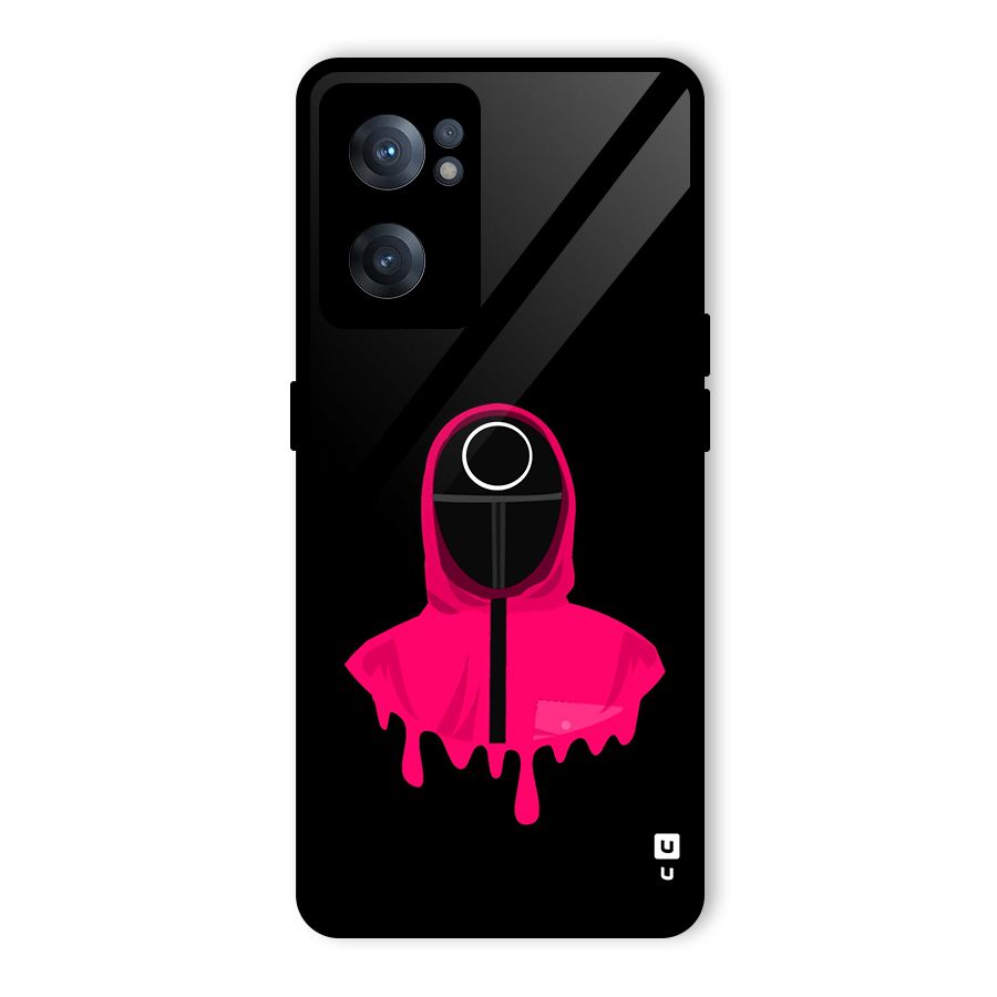 Squid Game Illustration Art Glass Back Case for OnePlus Nord CE 2 5G