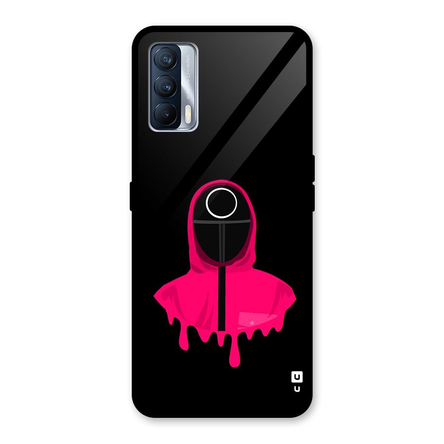 Squid Game Illustration Art Glass Back Case for Realme X7