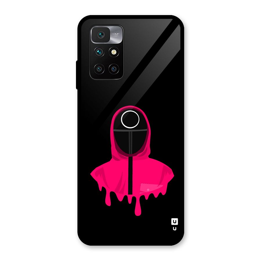 Squid Game Illustration Art Glass Back Case for Redmi 10 Prime