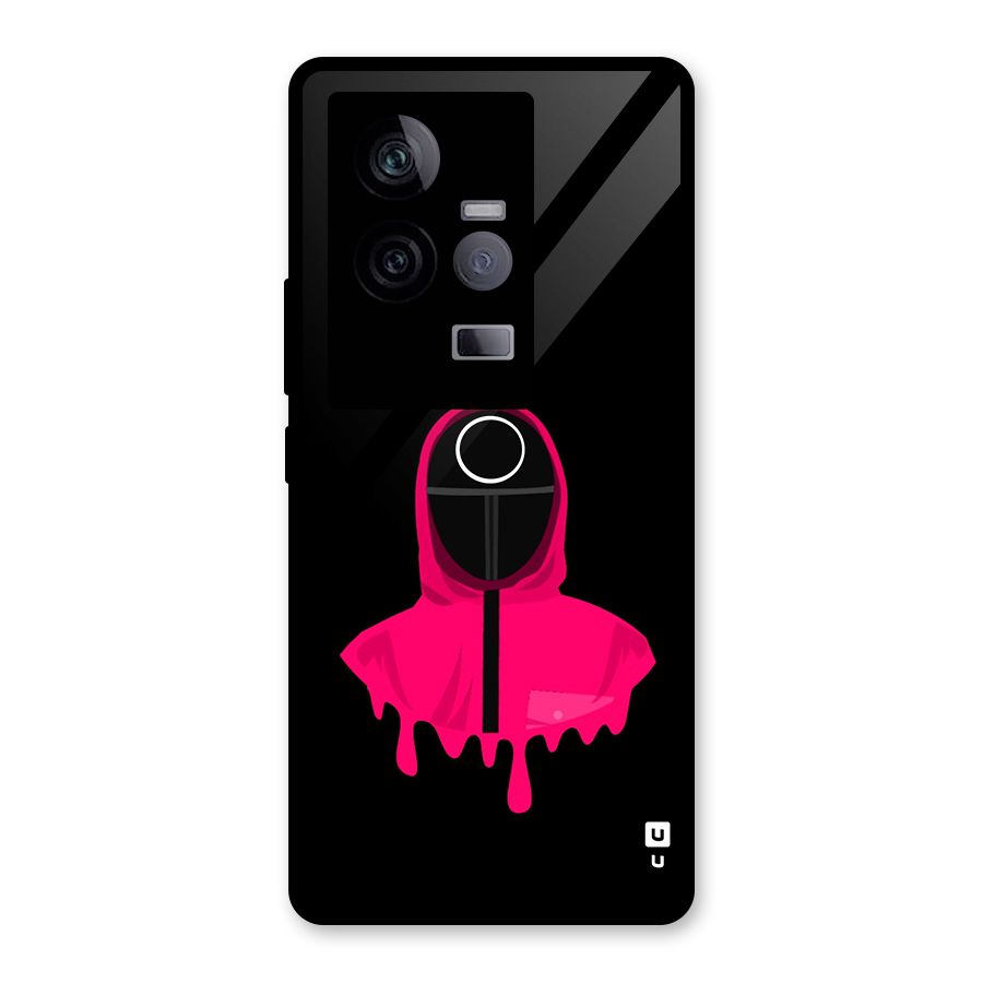 Squid Game Illustration Art Glass Back Case for Vivo iQOO 11 5G
