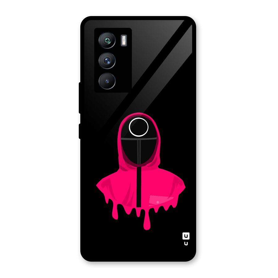 Squid Game Illustration Art Glass Back Case for Vivo iQOO 9 SE