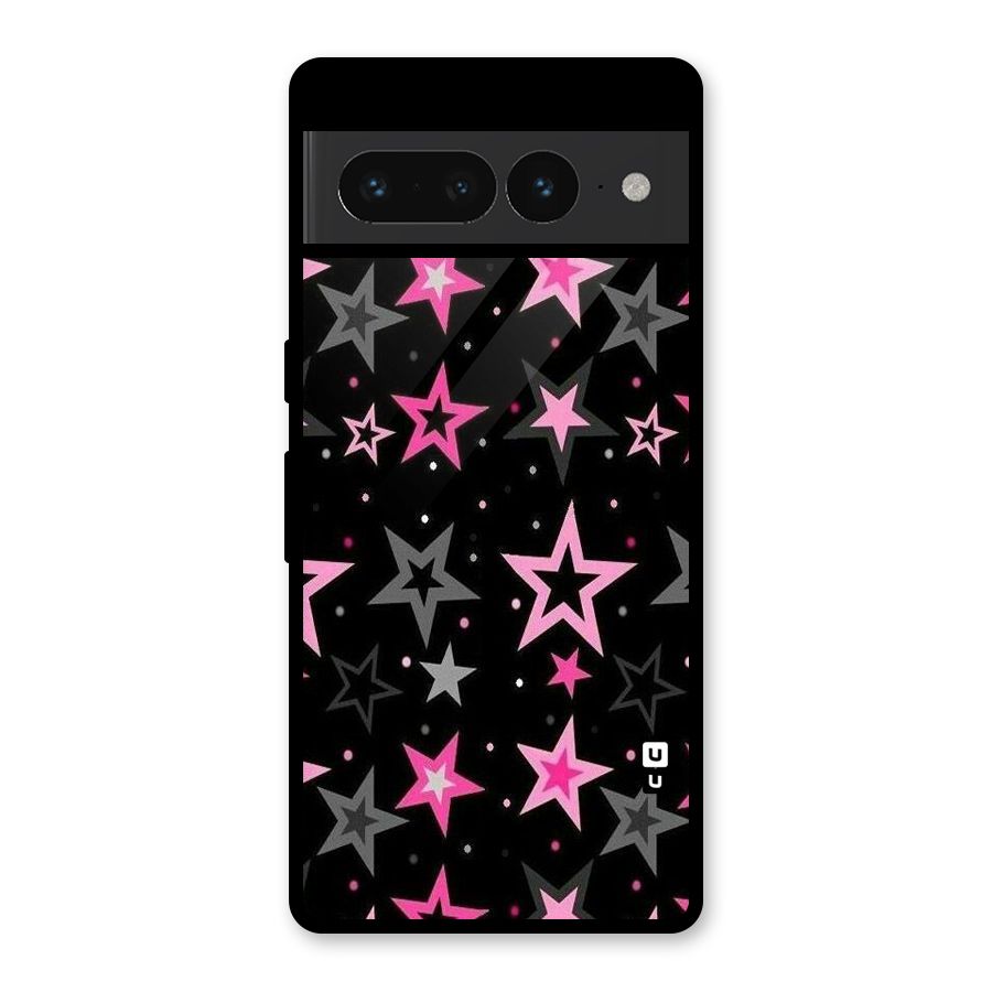 Star Outline Glass Back Case for Google Pixel 7 Pro