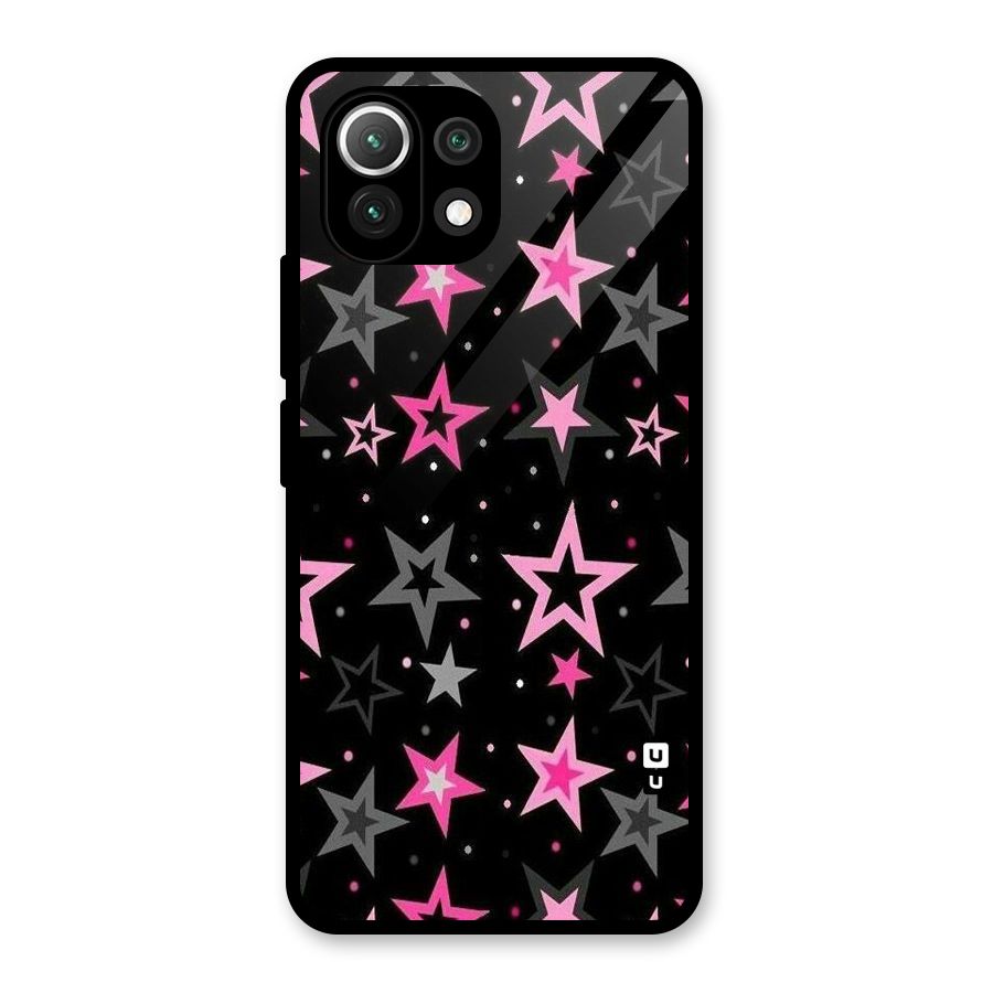 Star Outline Glass Back Case for Mi 11 Lite NE 5G