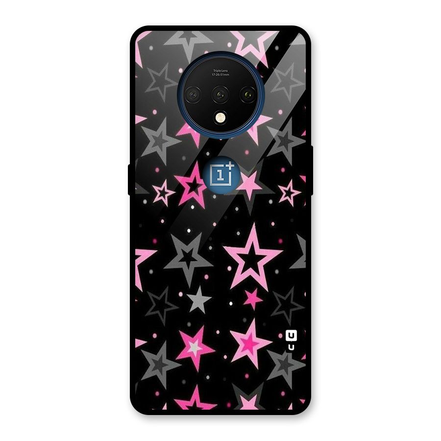 Star Outline Glass Back Case for OnePlus 7T