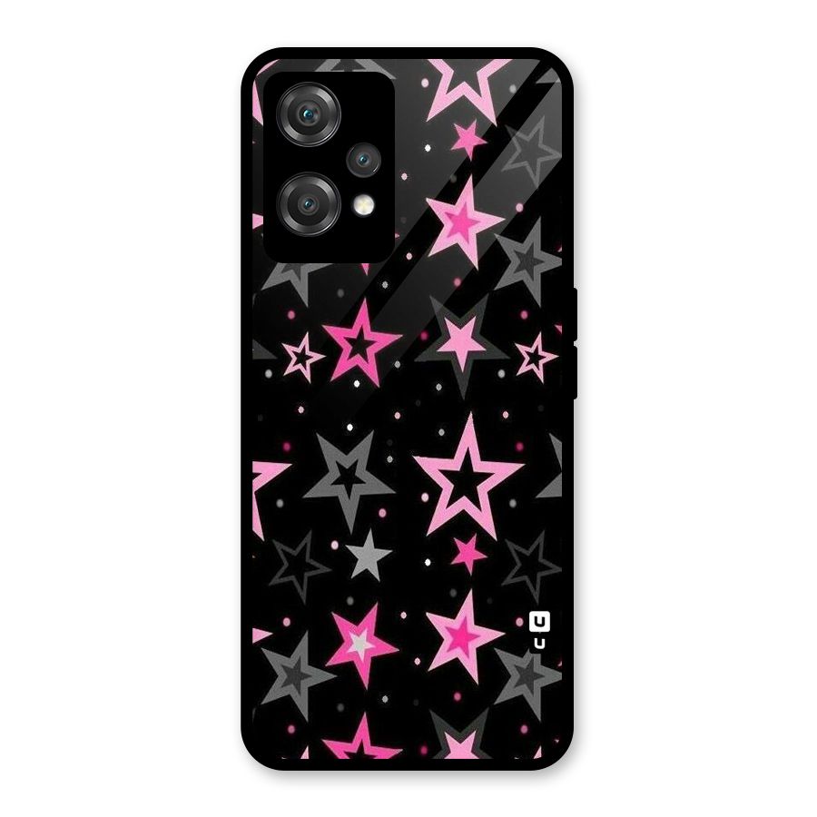 Star Outline Glass Back Case for OnePlus Nord CE 2 Lite 5G