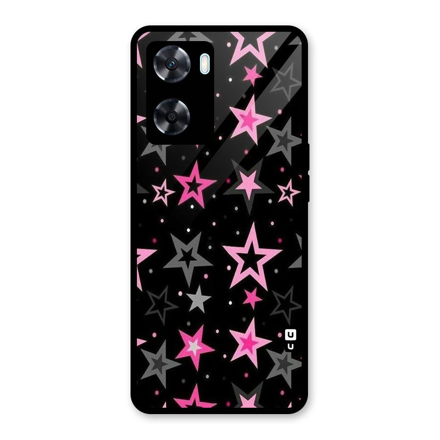 Star Outline Glass Back Case for Oppo A77