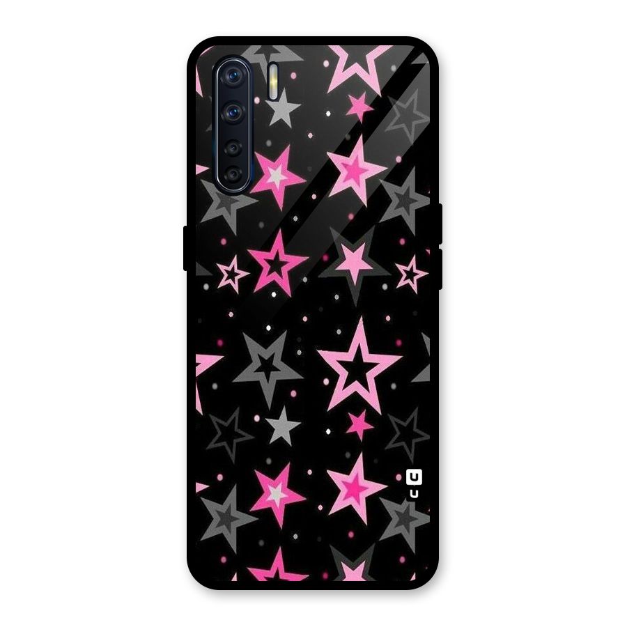 Star Outline Glass Back Case for Oppo F15