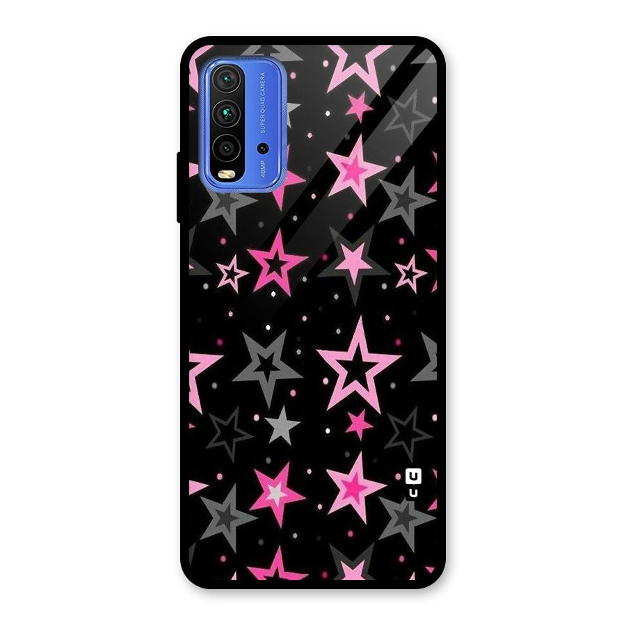 Star Outline Glass Back Case for Redmi 9 Power