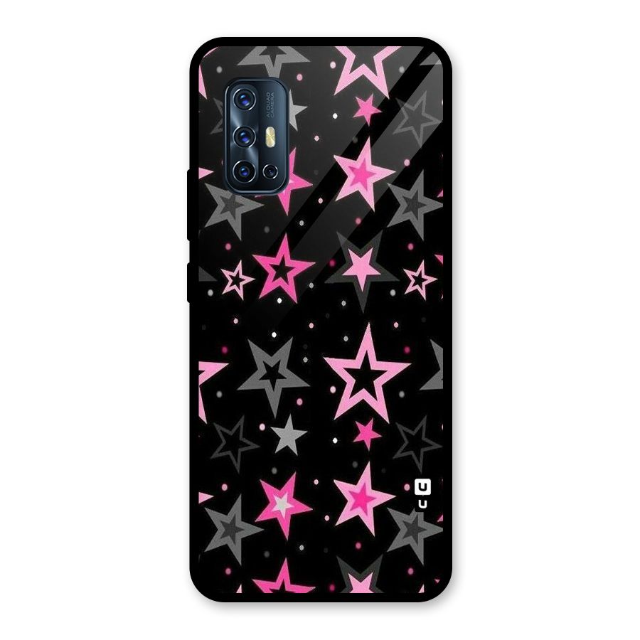 Star Outline Glass Back Case for Vivo V17