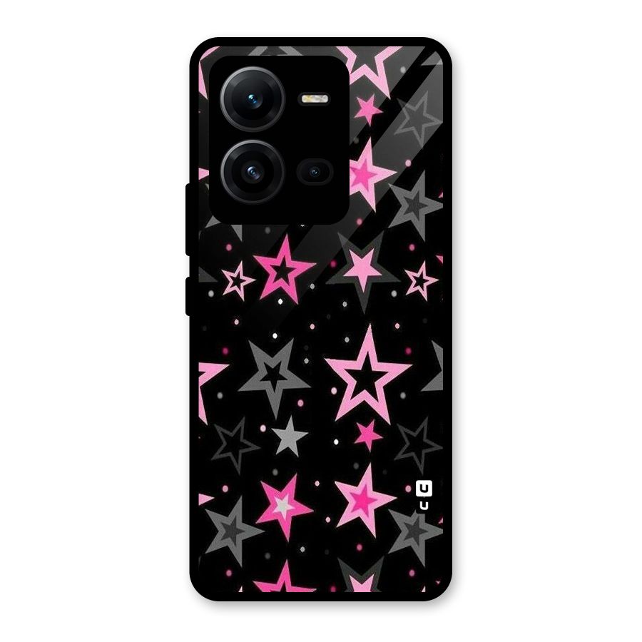 Star Outline Glass Back Case for Vivo V25
