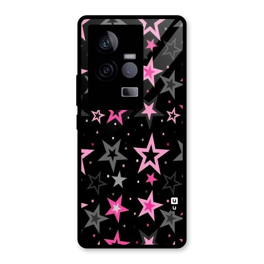 Star Outline Glass Back Case for Vivo iQOO 11 5G