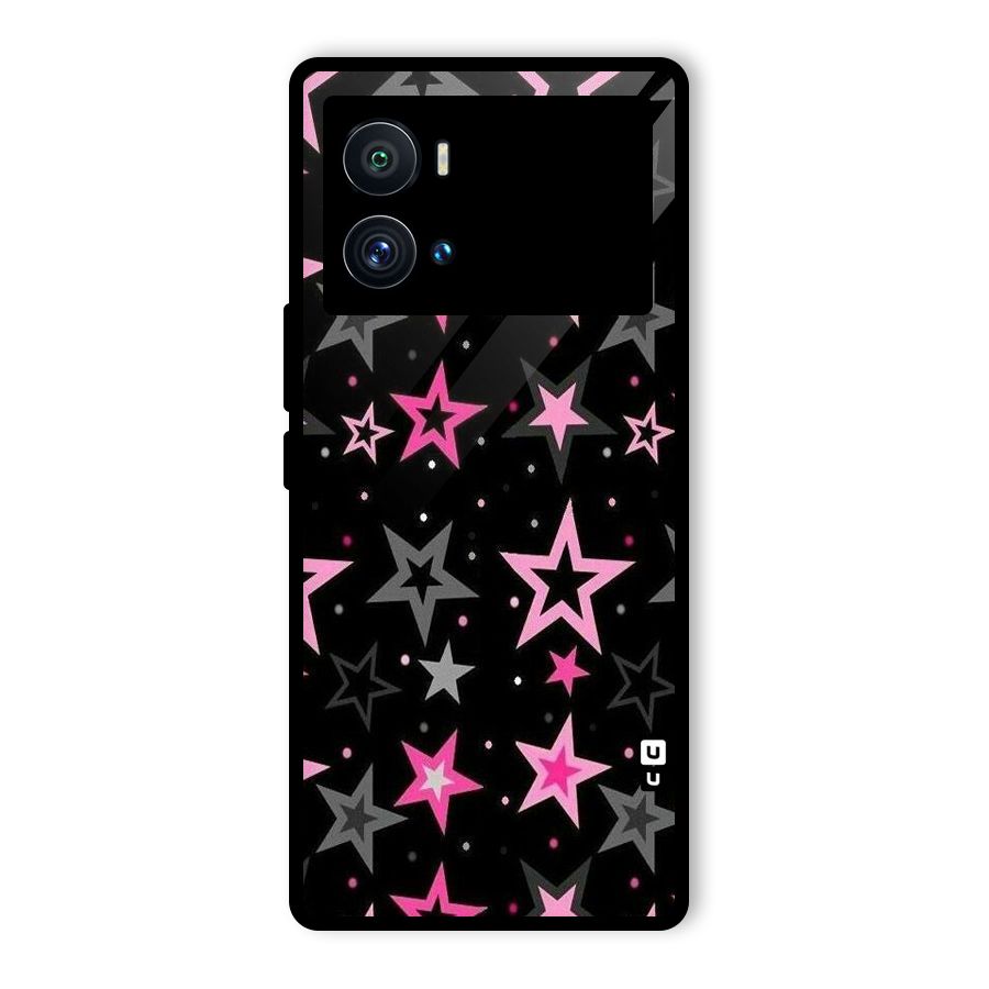 Star Outline Glass Back Case for Vivo iQOO 9 Pro
