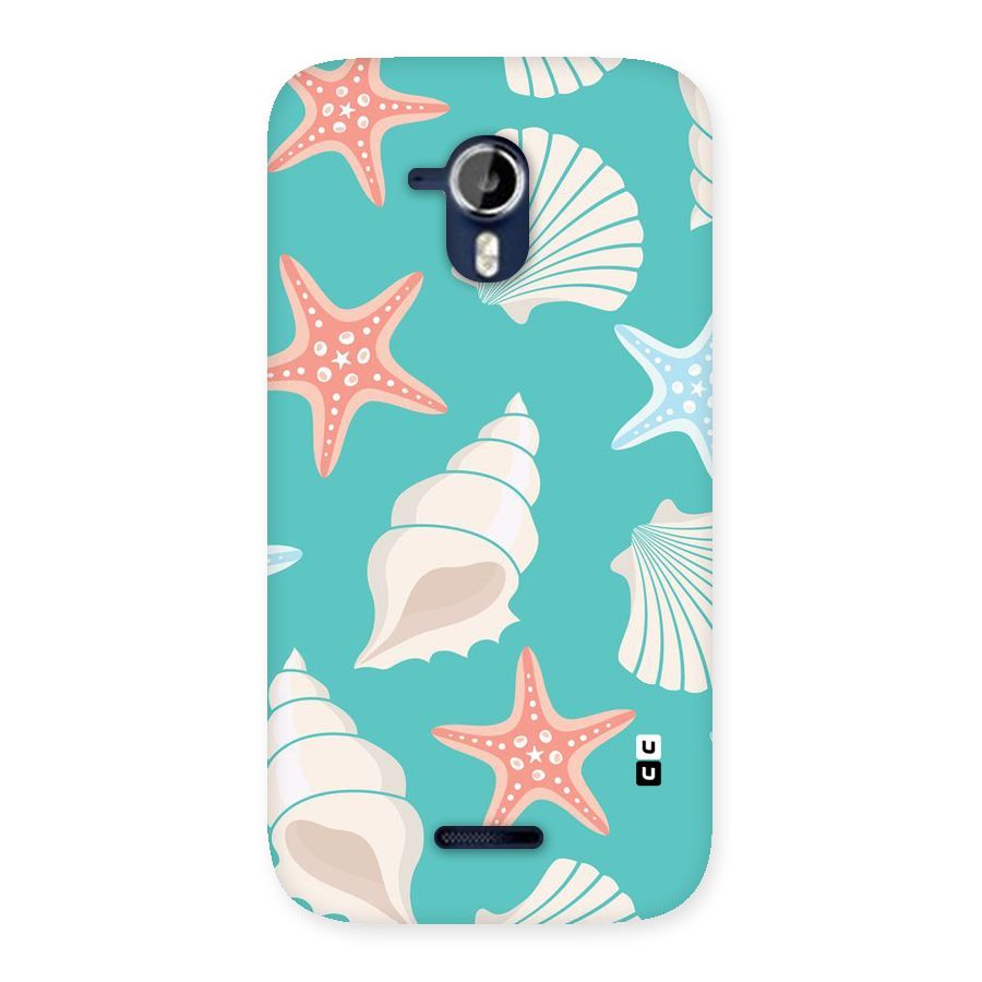 Starfish Sea Shell Back Case for Micromax Canvas Magnus A117
