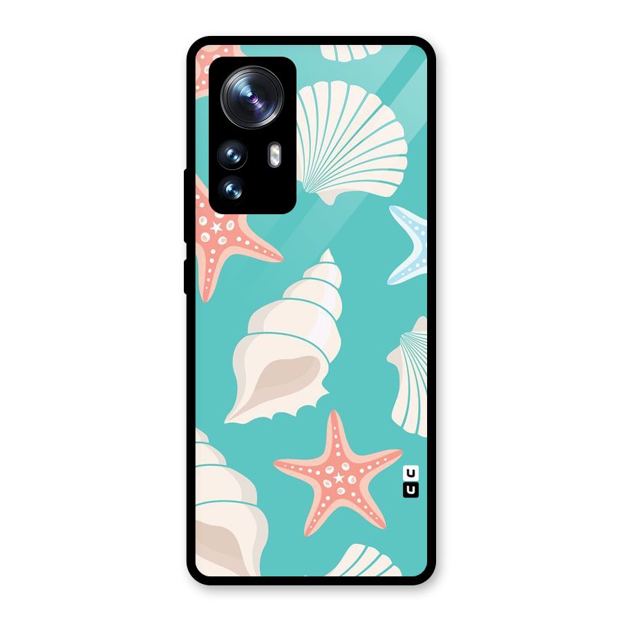 Starfish Sea Shell Glass Back Case for Xiaomi 12 Pro
