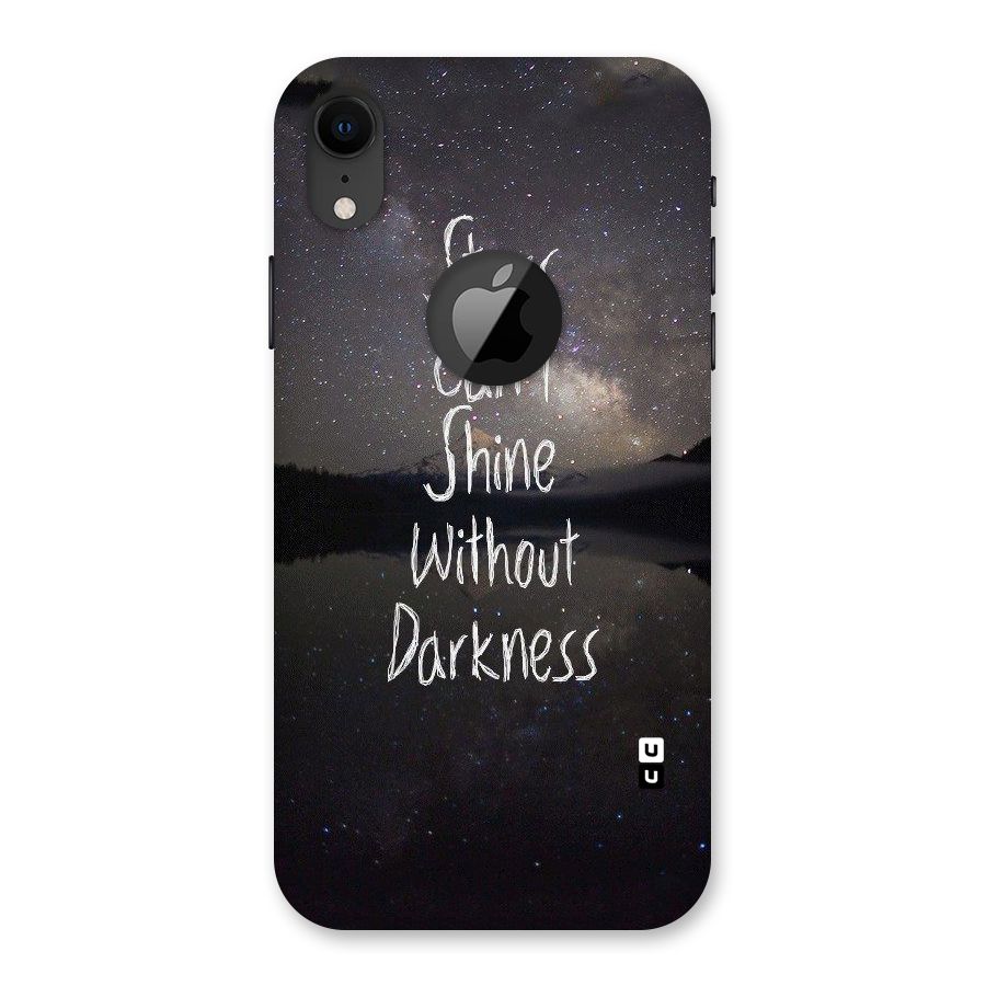 Stars Shine Back Case for iPhone XR Logo Cut