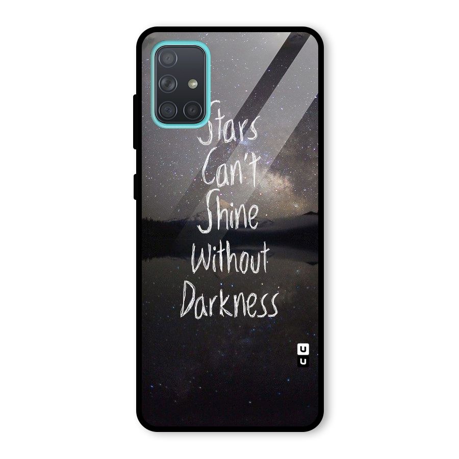 Stars Shine Glass Back Case for Galaxy A71