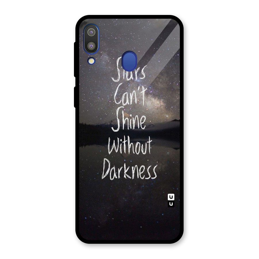 Stars Shine Glass Back Case for Galaxy M20
