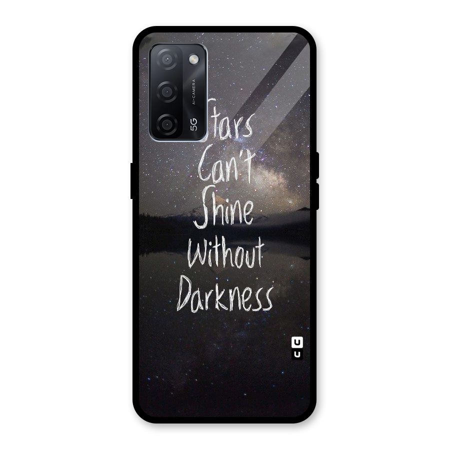 Stars Shine Glass Back Case for Oppo A53s 5G