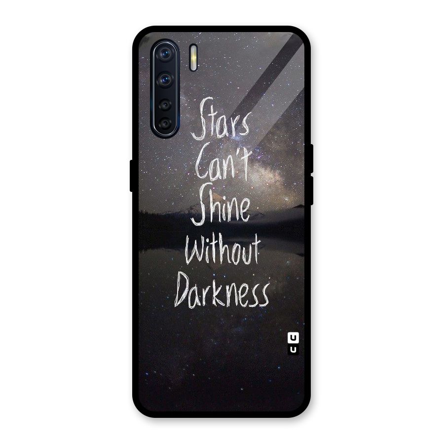 Stars Shine Glass Back Case for Oppo F15