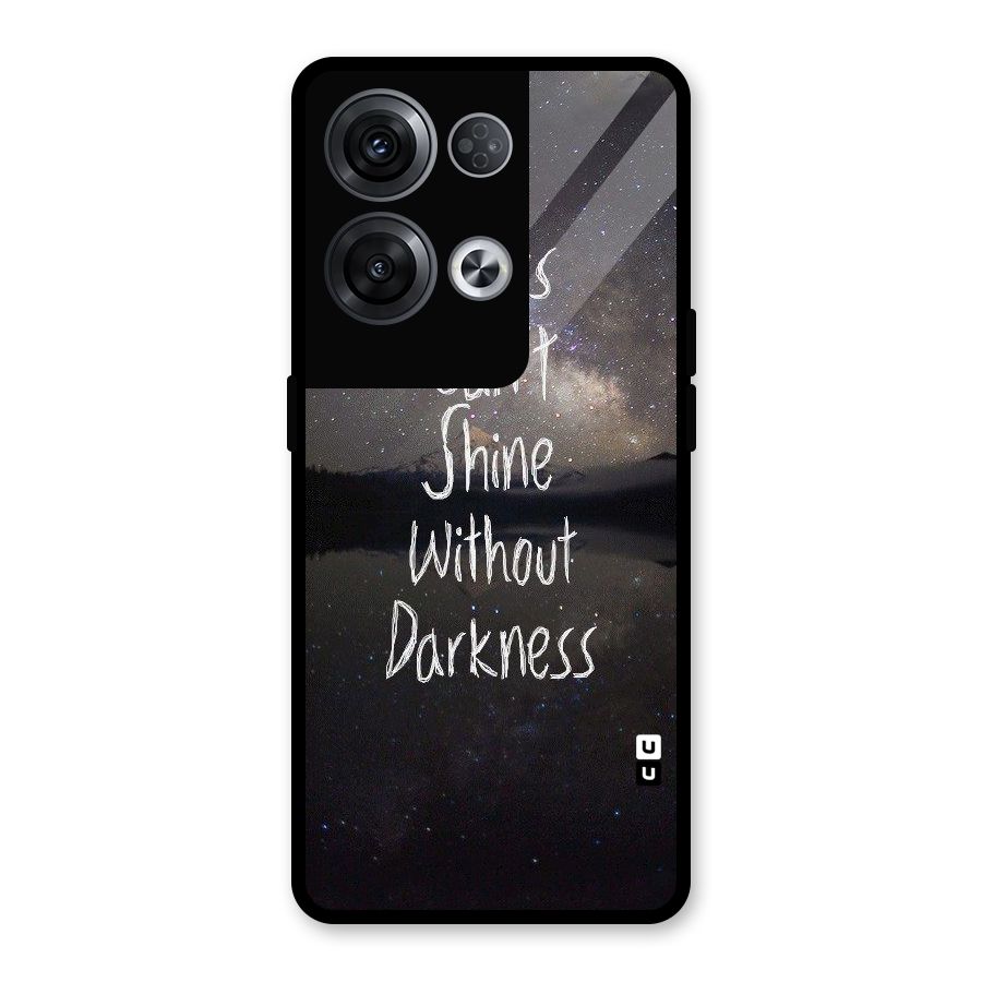 Stars Shine Glass Back Case for Oppo Reno8 Pro 5G