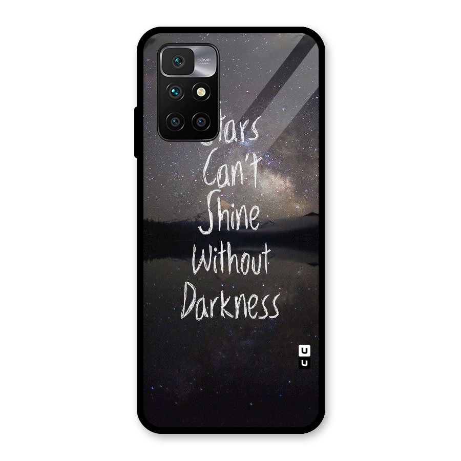 Stars Shine Glass Back Case for Redmi 10 Prime