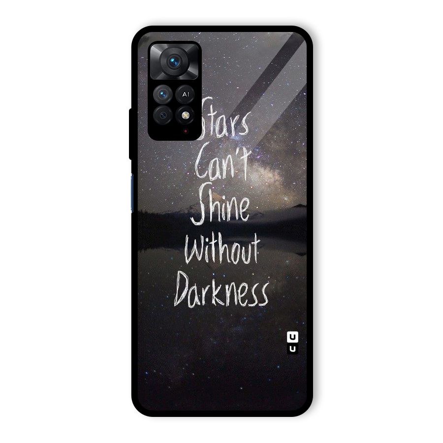 Stars Shine Glass Back Case for Redmi Note 11 Pro