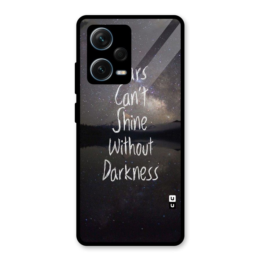 Stars Shine Glass Back Case for Redmi Note 12 Pro Plus 5G