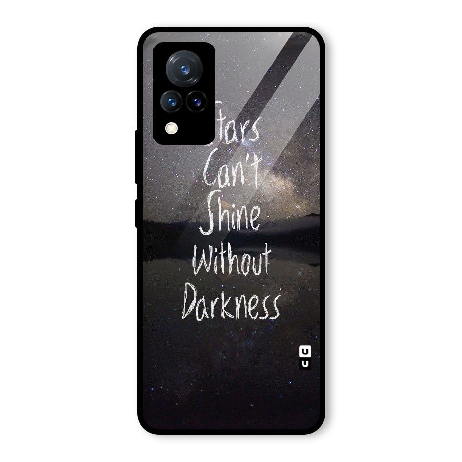 Stars Shine Glass Back Case for Vivo V21 5G