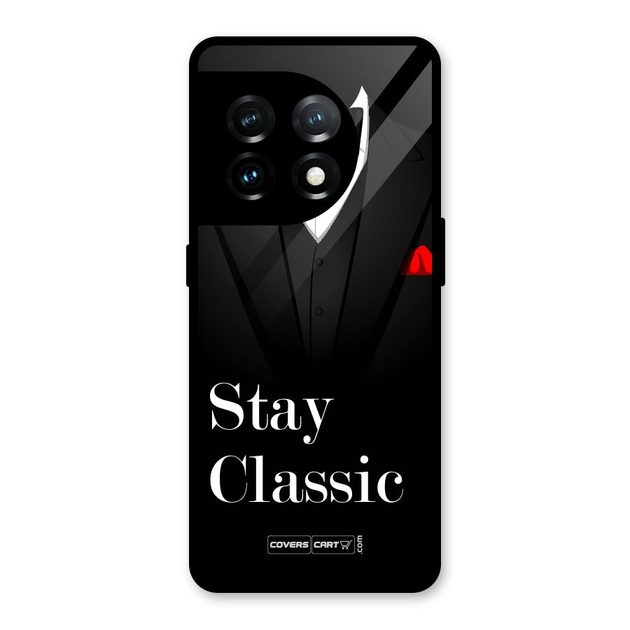 Stay Classic Glass Back Case for OnePlus 11