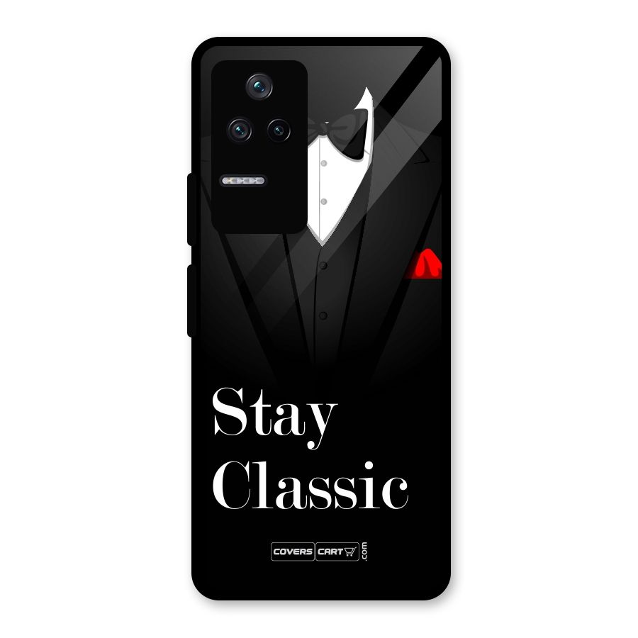 Stay Classic Glass Back Case for Poco F4 5G