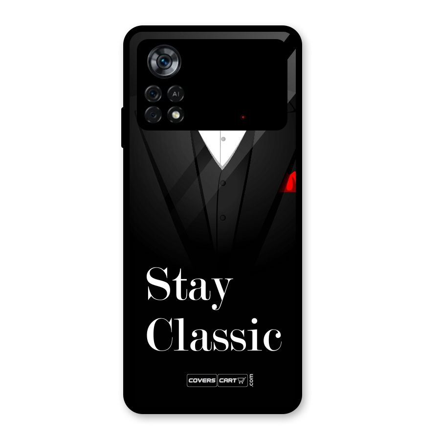 Stay Classic Glass Back Case for Poco X4 Pro 5G