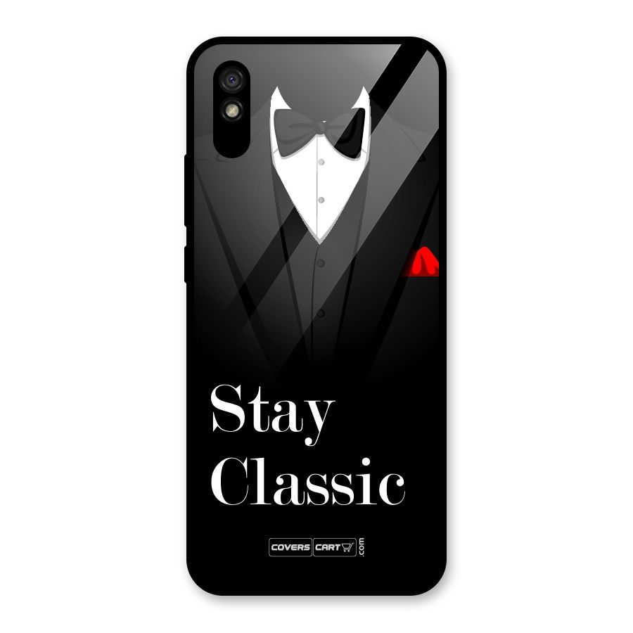 Stay Classic Glass Back Case for Redmi 9A