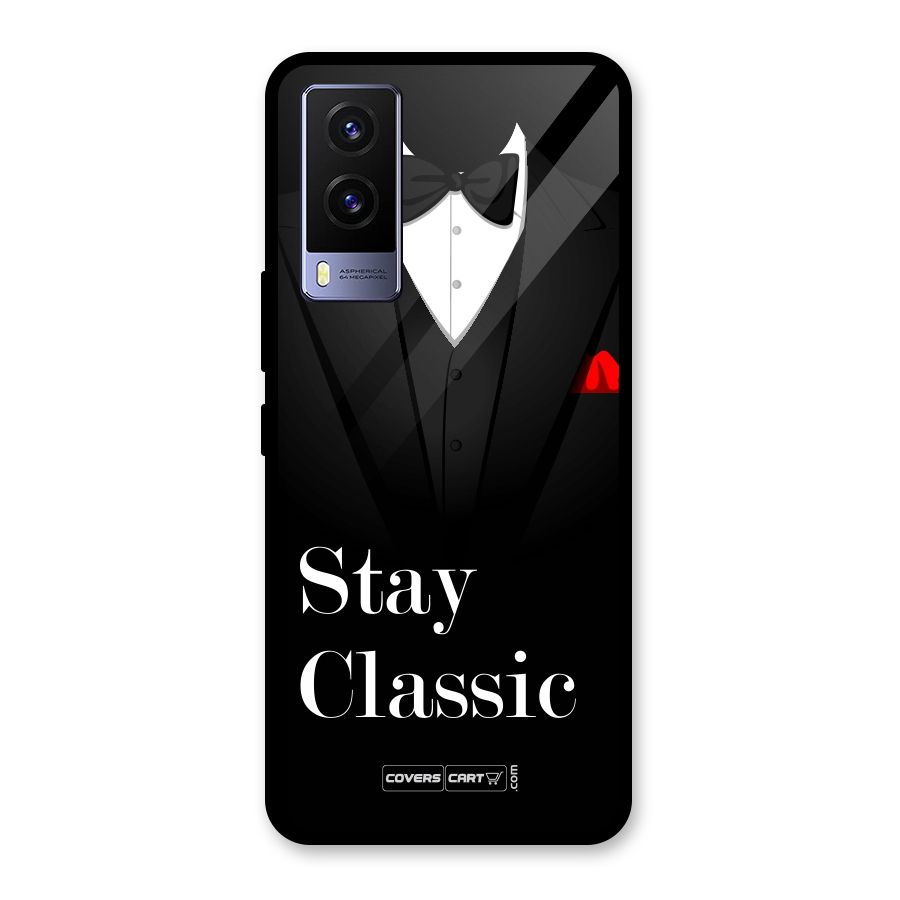 Stay Classic Glass Back Case for Vivo V21e 5G