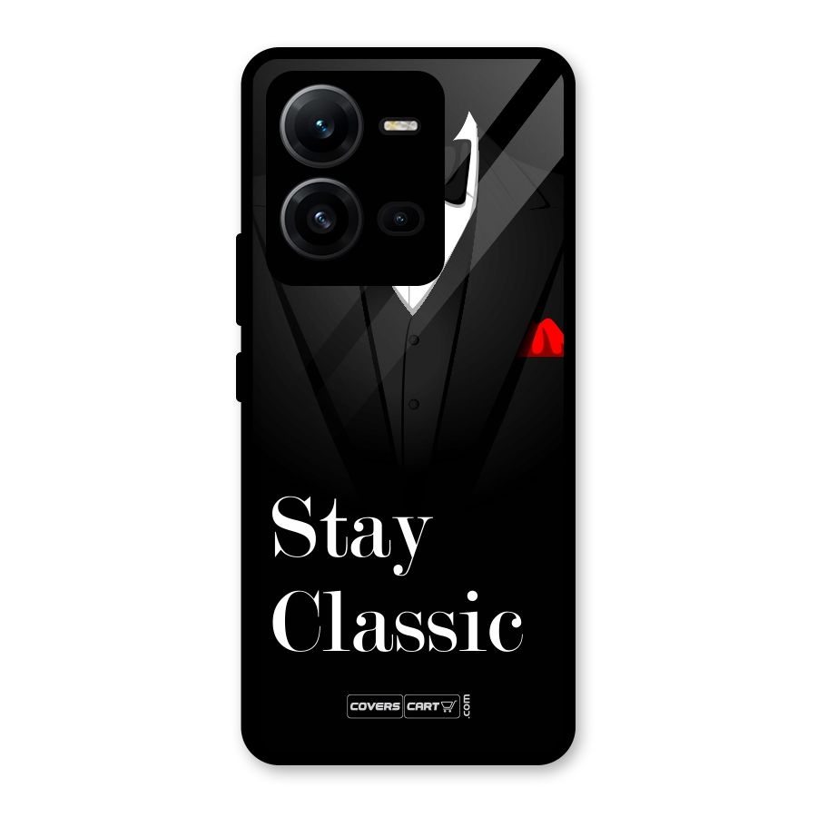 Stay Classic Glass Back Case for Vivo V25