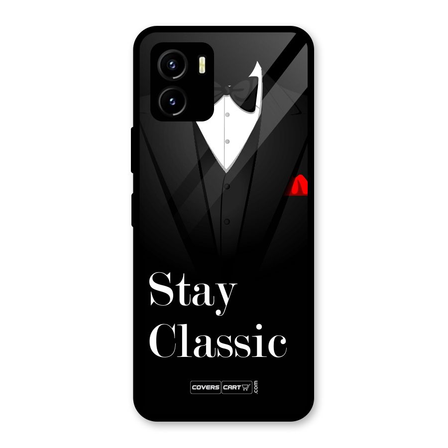 Stay Classic Glass Back Case for Vivo Y15s