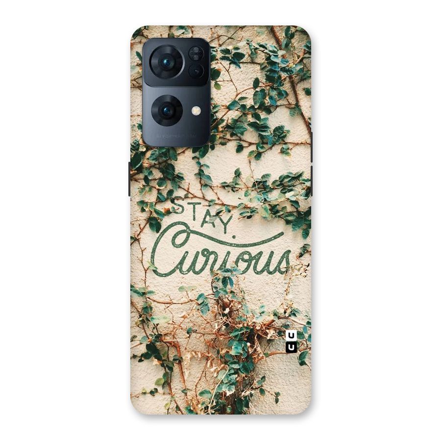 Stay Curious Back Case for Oppo Reno7 Pro 5G