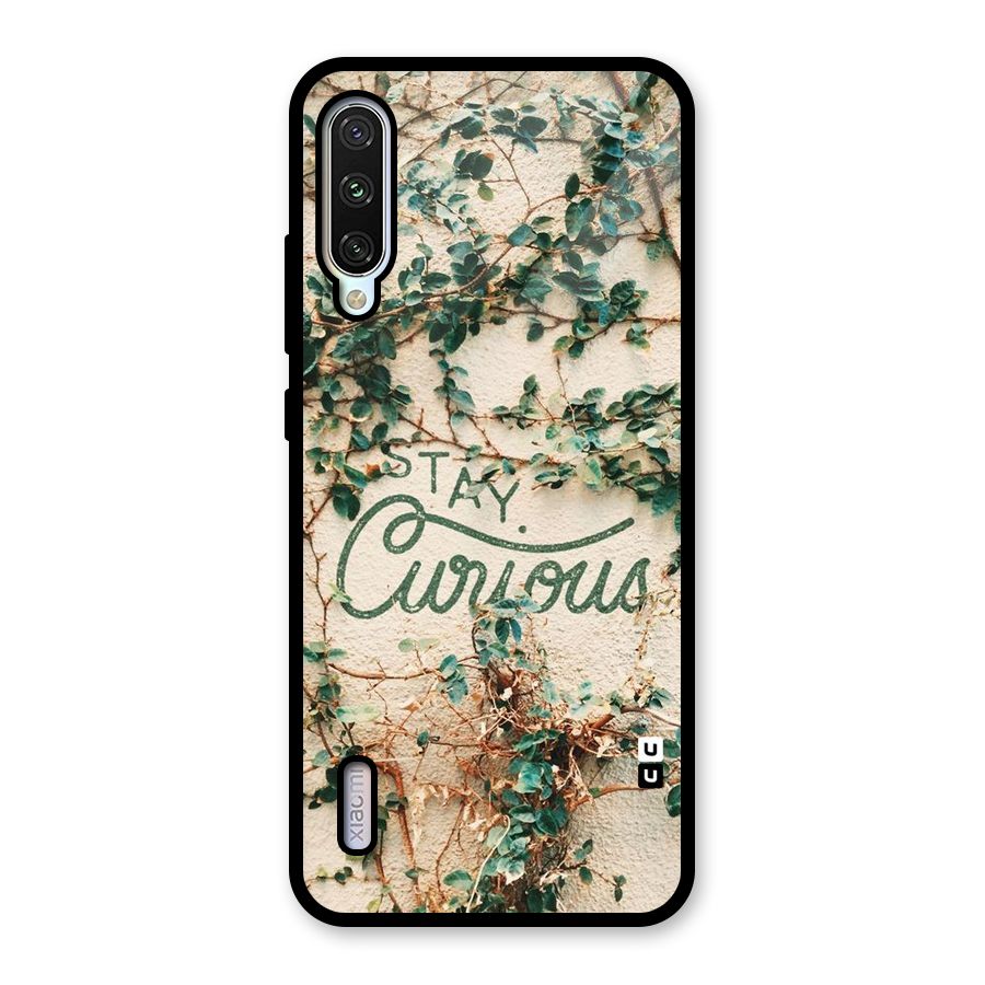 Stay Curious Glass Back Case for Mi A3