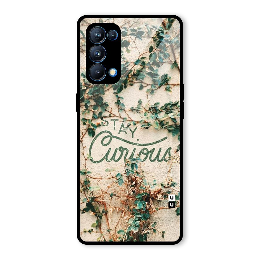 Stay Curious Glass Back Case for Oppo Reno5 Pro 5G