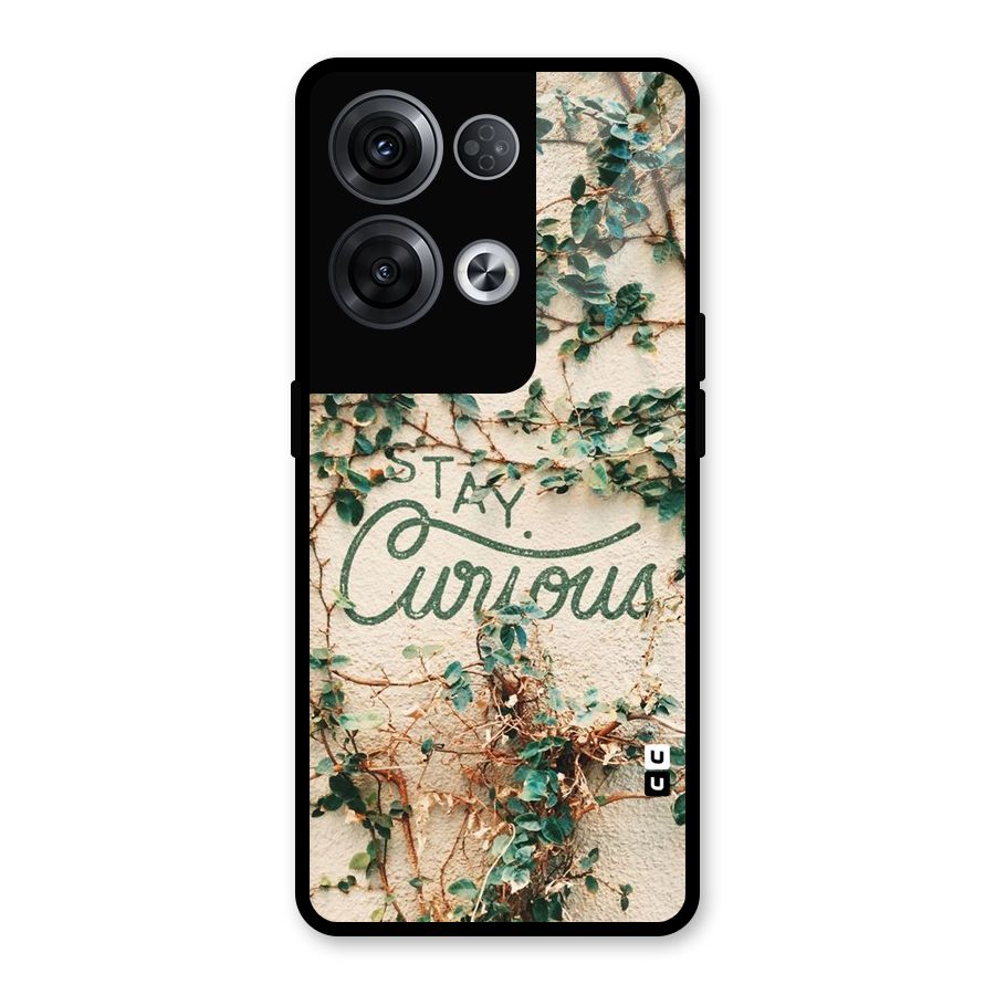 Stay Curious Glass Back Case for Oppo Reno8 Pro 5G