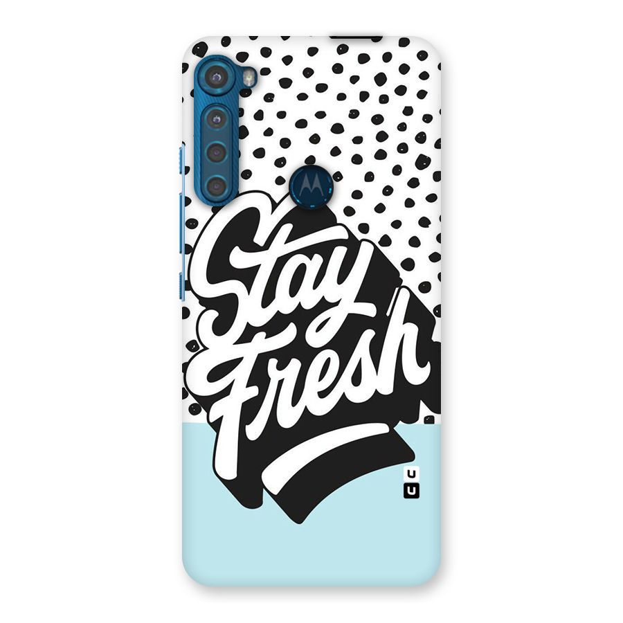 Stay Fresh Back Case for Motorola One Fusion Plus