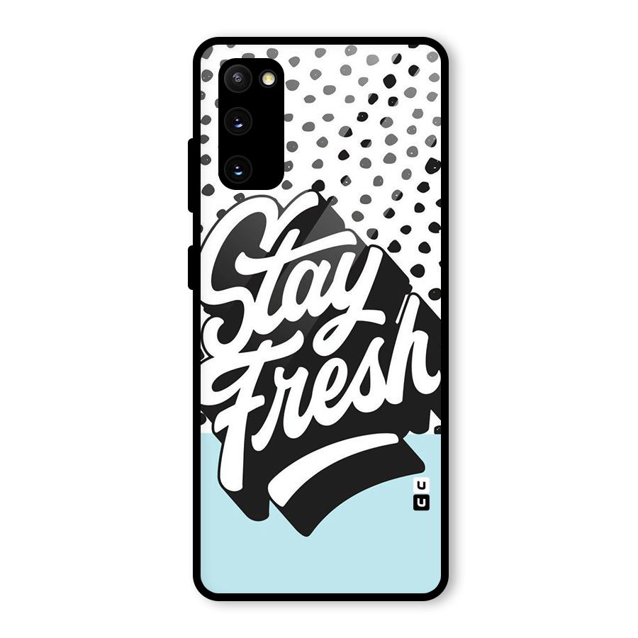 Stay Fresh Glass Back Case for Galaxy S20 FE 5G