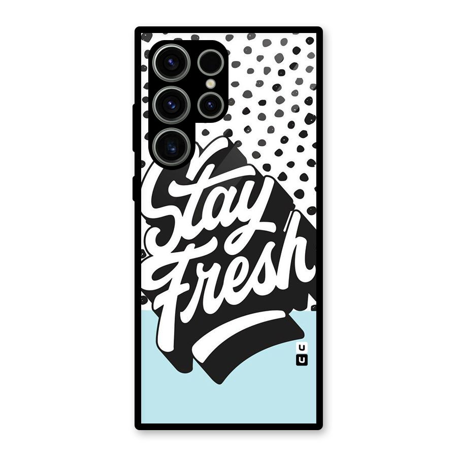 Stay Fresh Glass Back Case for Galaxy S23 Ultra