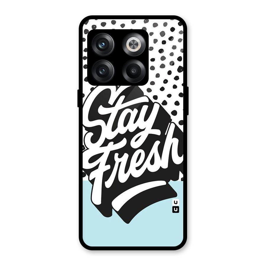 Stay Fresh Glass Back Case for OnePlus 10T