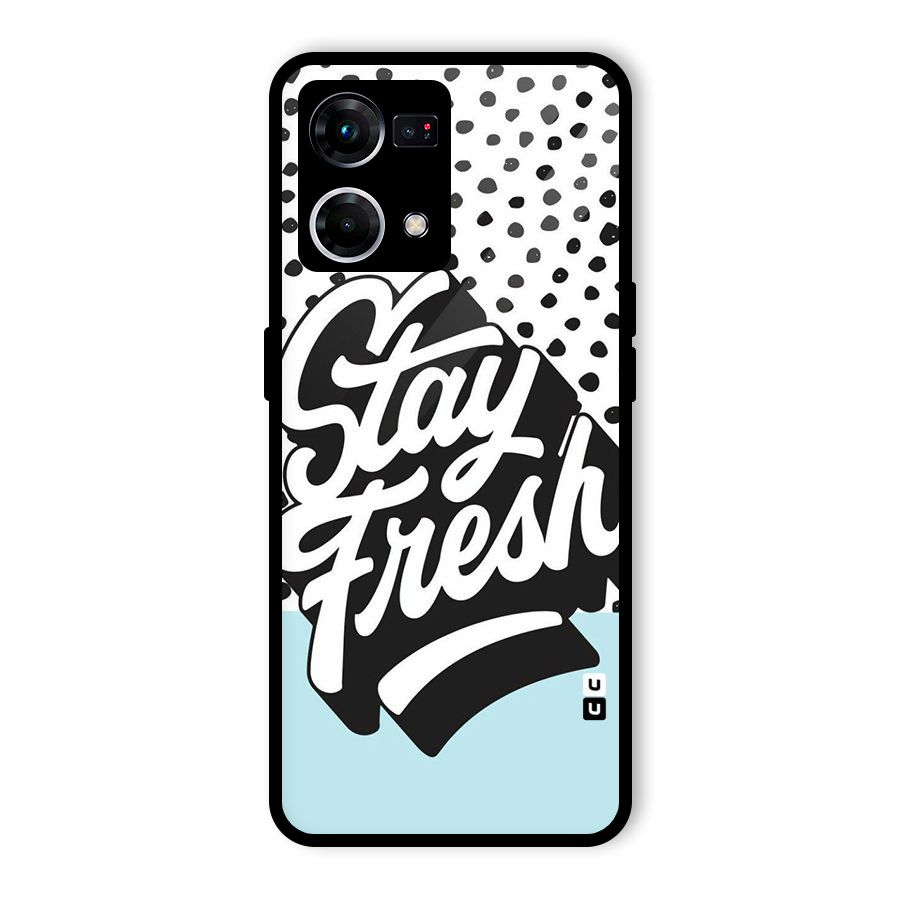 Stay Fresh Glass Back Case for Oppo F21 Pro 4G