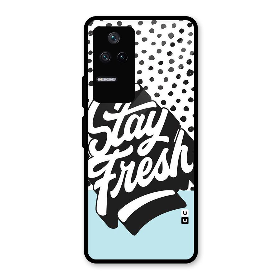 Stay Fresh Glass Back Case for Poco F4 5G