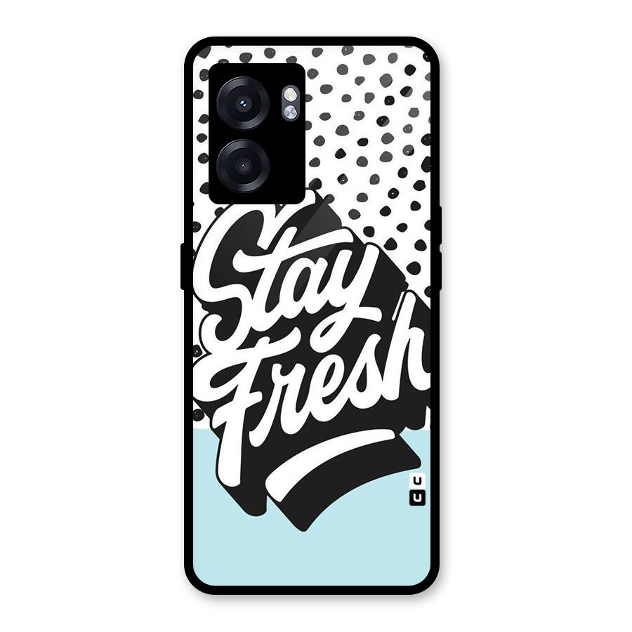 Stay Fresh Glass Back Case for Realme Narzo 50 5G