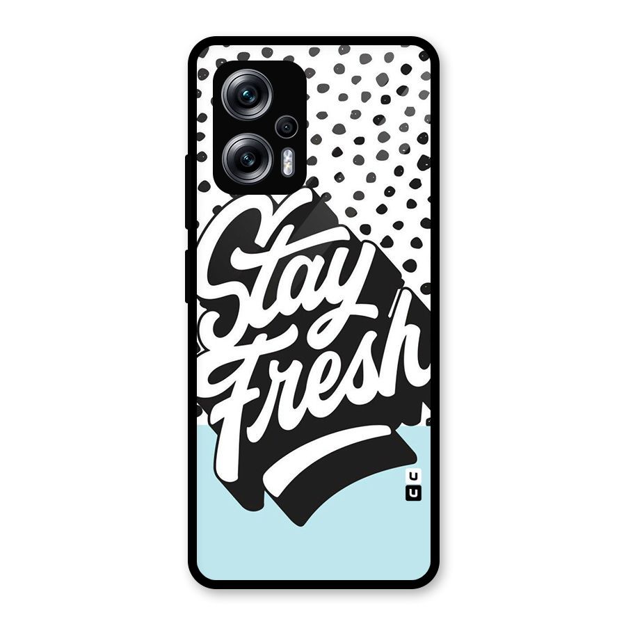 Stay Fresh Glass Back Case for Redmi K50i