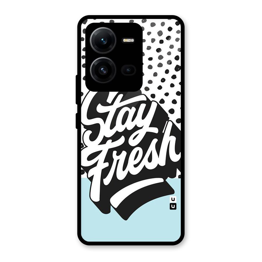 Stay Fresh Glass Back Case for Vivo V25