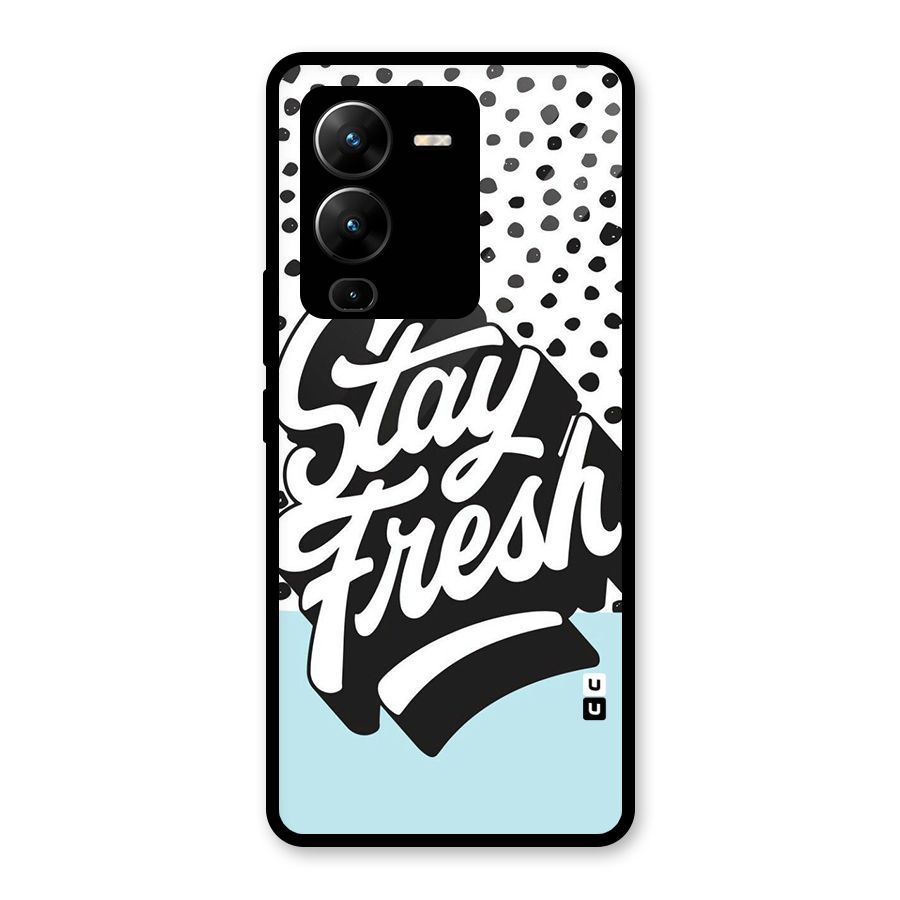 Stay Fresh Glass Back Case for Vivo V25 Pro